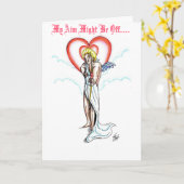 liefde kaart (Gele Bloem)