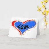 Liefde Kaart (Gele Bloem)