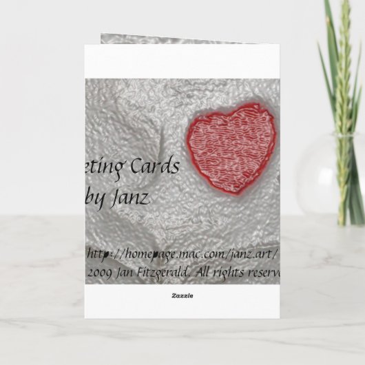 Liefde Kaart (Achterkant)