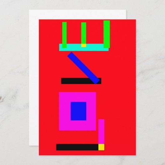 Liefde Kaart (Voorkant / Achterkant)