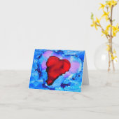 liefde kaart (Gele Bloem)