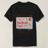 Liefde kaart met handgemaakte kaart Hobby Crafting T-shirt (Design voorkant)