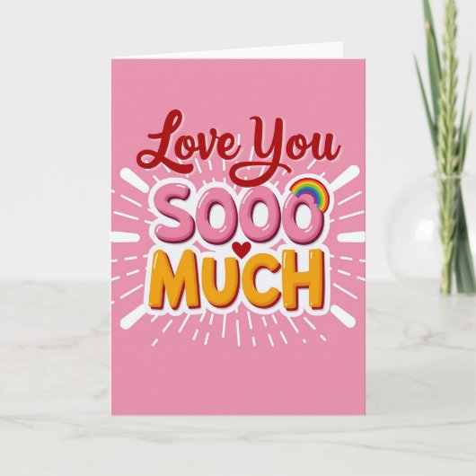 Liefde Kaart met Veel Fun (Voorkant)