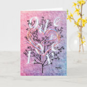 Liefde Kaart van de Ode door Dichter Adiela Akoo (Gele Bloem)