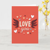 Liefde Kaart voor Engel (Gele Bloem)