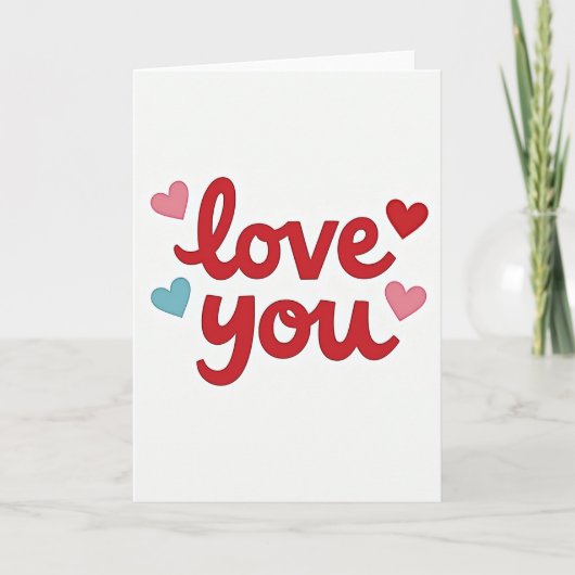 Liefde Kaart voor Valentijn (Voorkant)
