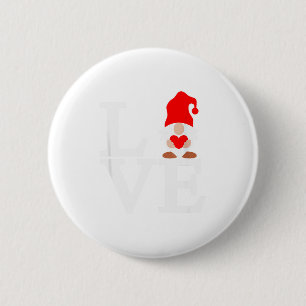 Liefde kabouter Valentijnen Ronde Button 5,7 Cm