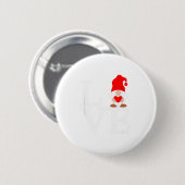 Liefde kabouter Valentijnen Ronde Button 5,7 Cm (Voorkant /achterkant)