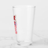 Liefde Kabouter Valentijnsdag Rood Buffalo Geruit Glas (Links)