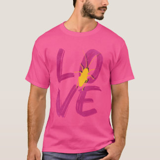 Liefde Kakkerlakken grappig T-shirt