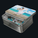 Liefde kalligrafie Weddenfoto Acrylische Puzzel<br><div class="desc">Elegant Calligrafie Script Love Weddenschap Foto Acrylic Jigzaag Puzzle</div>