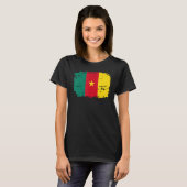 Liefde Kameroen vlag 1 T-shirt (Voorkant volledig)
