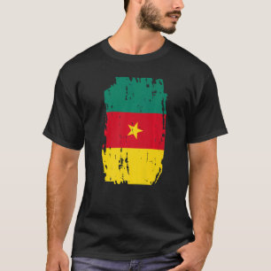 Liefde Kameroense  vlag T-shirt