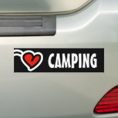 Liefde kampersticker bumpersticker (Op auto)