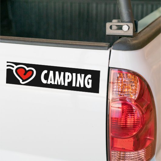 Liefde kampersticker bumpersticker (Op Truck)