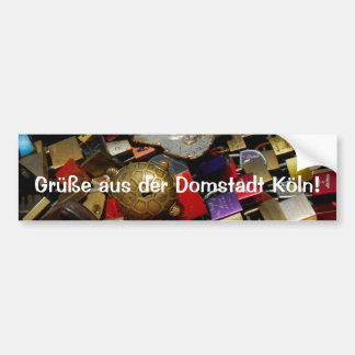 Liefde kan niet worden vastgebonden bumpersticker