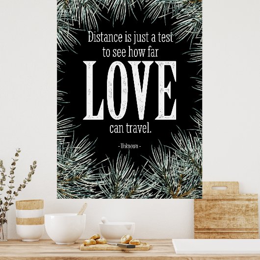 Liefde kan poster reizen (Keuken)