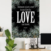 Liefde kan poster reizen (Thuiskantoor)