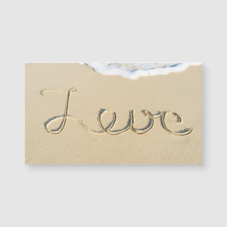 Liefde karbonade op het strand