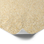 Liefde karbonade op het strand poster (Hoek)