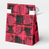 Liefde kariert, kariert bedankdoosjes (Achterkant)