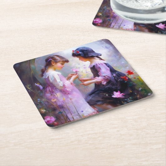 Liefde Kartonnen Onderzetters (Schuin)