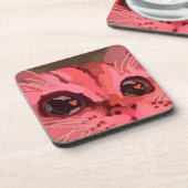 Liefde kat bier onderzetter (Linkerzijde)