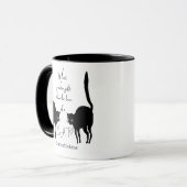 Liefde kat - citaat Charles Dickens Mok (Voorkant links)