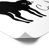 Liefde kat - citaat Charles Dickens Poster (Hoek)