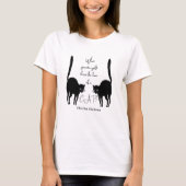 Liefde kat - citaat Charles Dickens T-shirt (Voorkant)