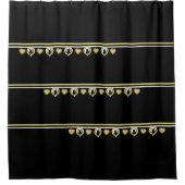 Liefde Kat Douchemembraan door Dichter Adiela Akoo Douchegordijn (Voorkant)