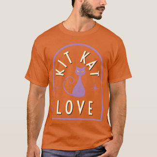 Liefde Kat Klassieke vintage T-shirt