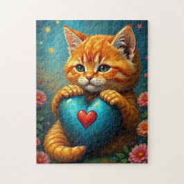 Liefde Kat Legpuzzel