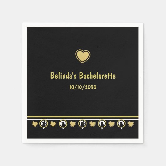 Liefde Kat Papier Servet ontworpen door Dichter Ad (Voorkant)