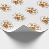 Liefde Kat Poot Cadeaupapier (Hoek)