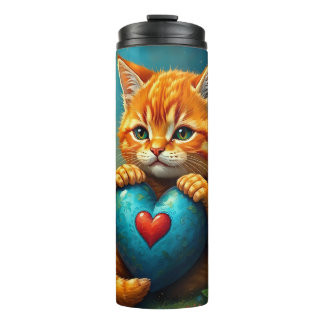 Liefde Kat Thermosbeker
