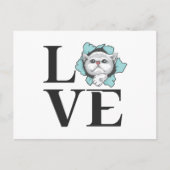 Liefde katten briefkaart (Voorkant)