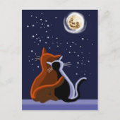Liefde katten briefkaart (Voorkant)