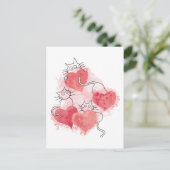Liefde katten briefkaart (Staand voorkant)
