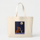 Liefde katten grote tote bag (Voorkant)