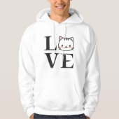 Liefde katten hoodie (Voorkant)