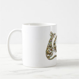 Liefde Katten in alle jeweled kleuren Koffiemok