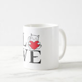 Liefde katten koffiemok (Voorkant rechts)