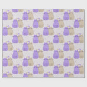 Liefde katten op Terrazzo Cadeaupapier (Vlak)