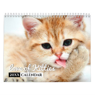 Liefde Katten Photo Wall Calendar Kalender