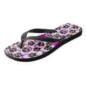 Liefde Katten Poot Print Teenslippers (Schuin)