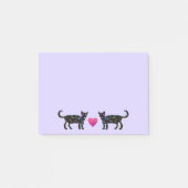 Liefde katten Post-it® notes 4 x 6 (Voorkant)