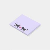 Liefde katten Post-it® notes 4 x 6 (Schuin)