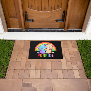 Liefde Katten Regenboog Deurmat