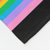 Liefde Katten Regenboog Fleece Deken (Hoek)